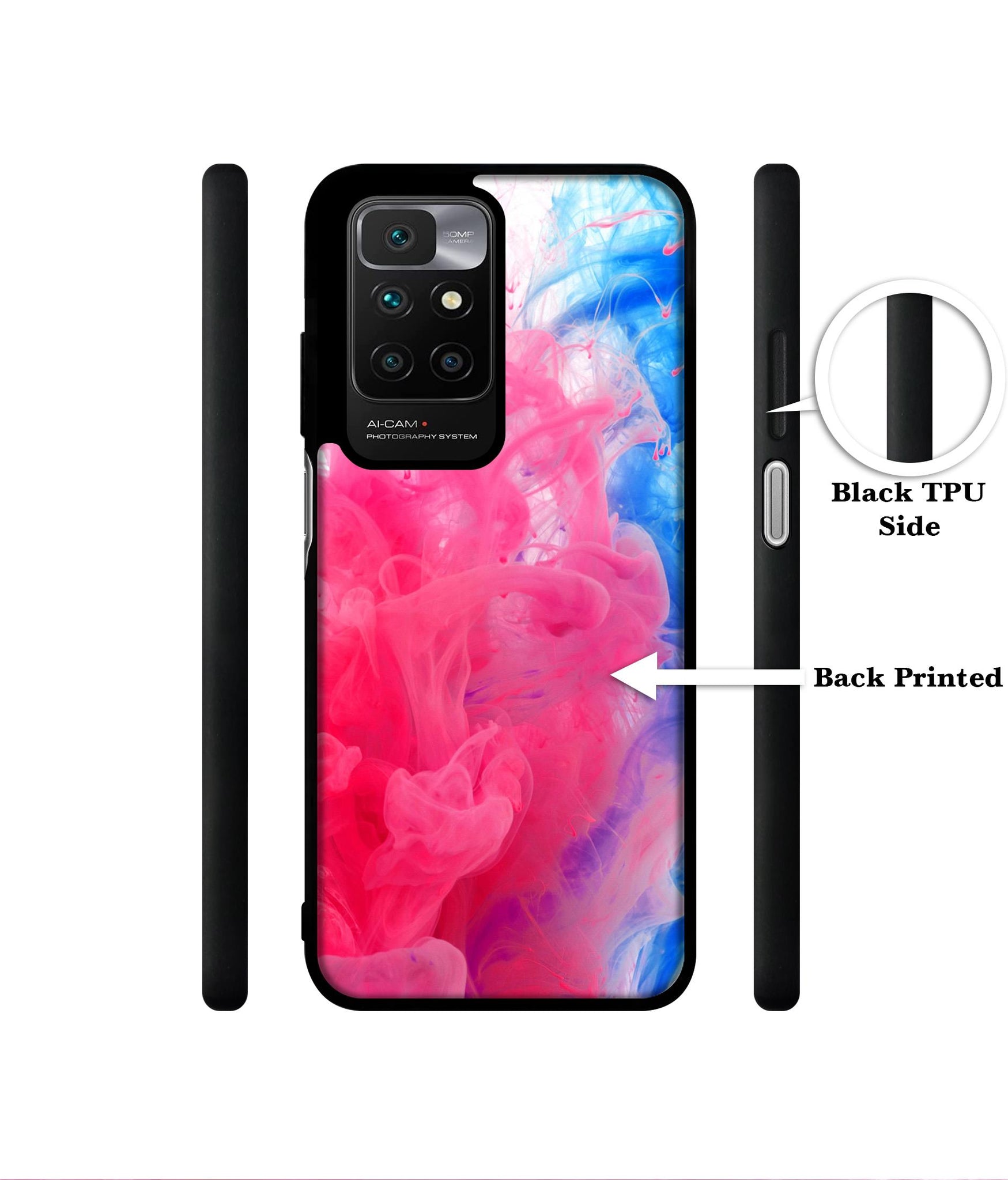 Fractal Paint Designer 2D Printed Back Case Cover for Mi Redmi 10 4G