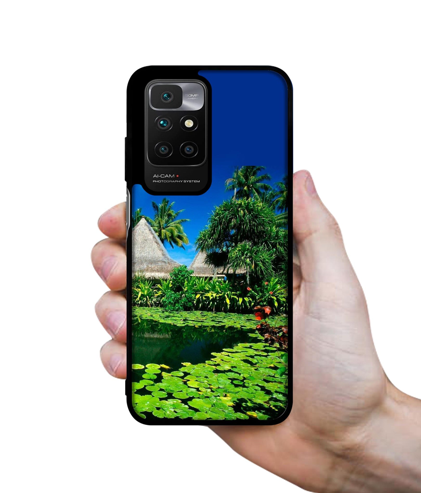 Tropics Water Designer 2D Printed Back Case Cover for Mi Redmi 10 4G