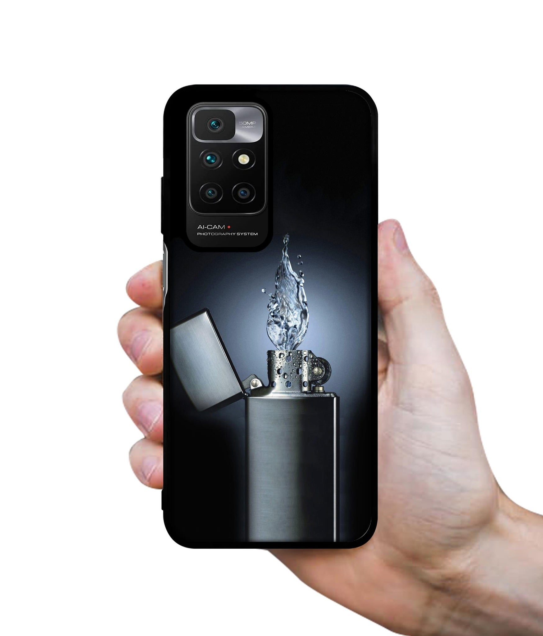 Water Lighter Designer 2D Printed Back Case Cover for Mi Redmi 10 4G