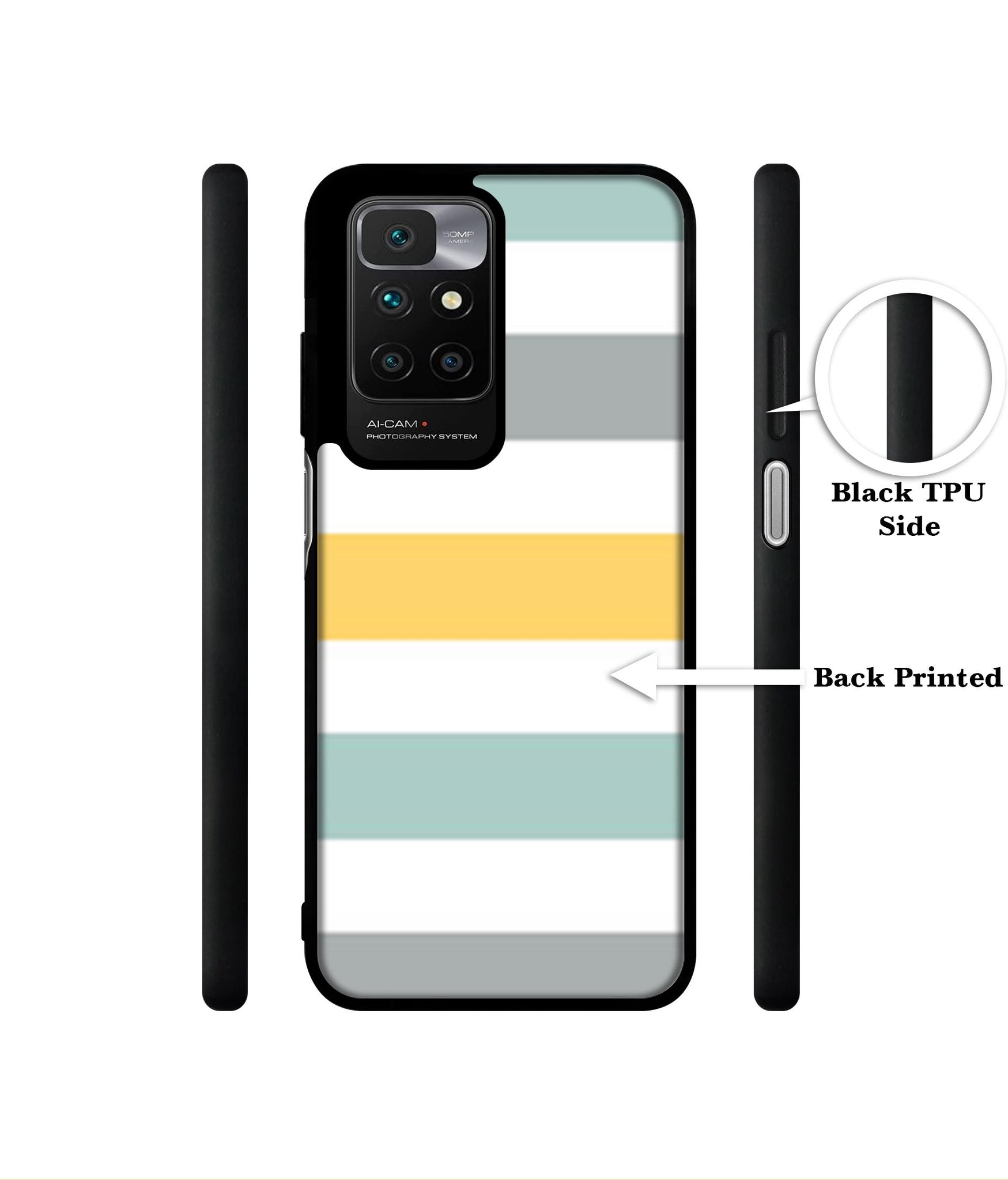 Line Texture Designer 2D Printed Back Case Cover for Mi Redmi 10 4G