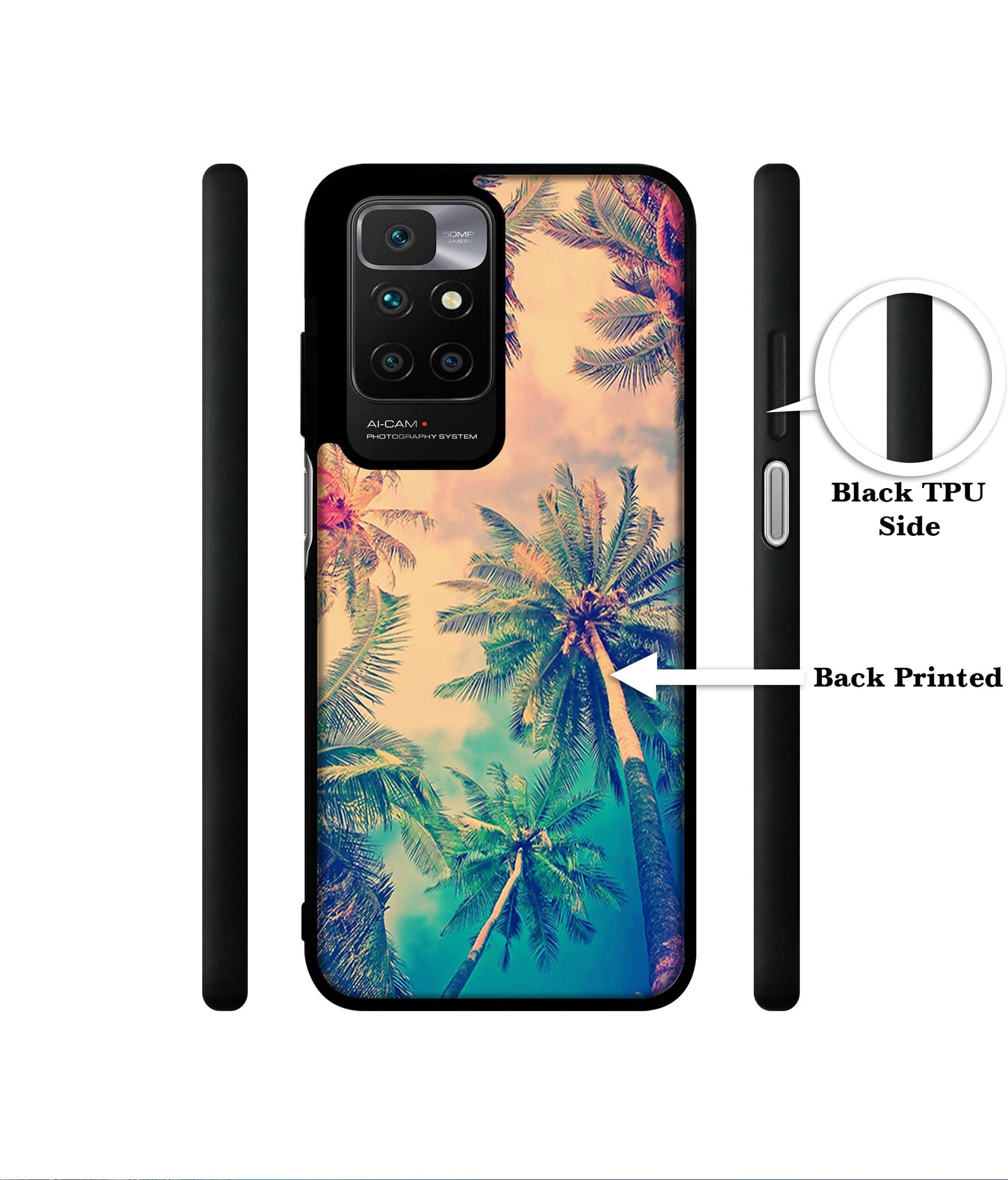 Trees Designer 2D Printed Back Case Cover for Mi Redmi 10 4G