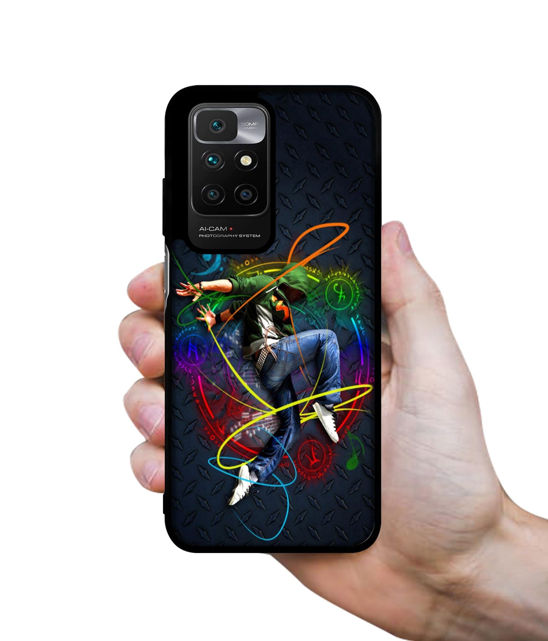 Boy With Music Designer 2D Printed Back Case Cover for Mi Redmi 10 4G