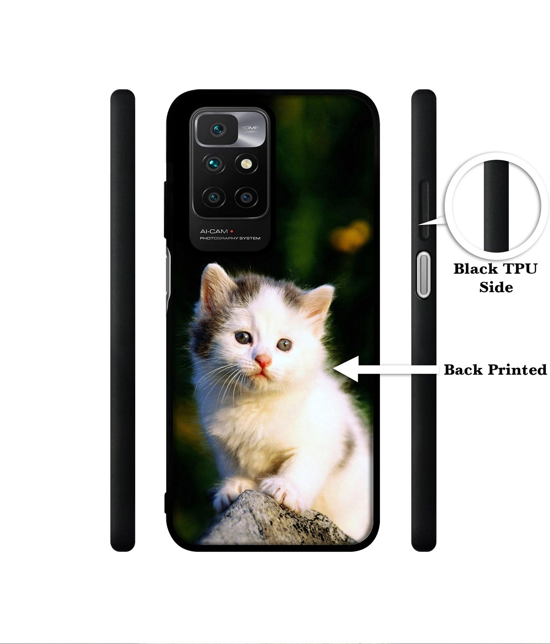 Sweet Cat Designer 2D Printed Back Case Cover for Mi Redmi 10 4G