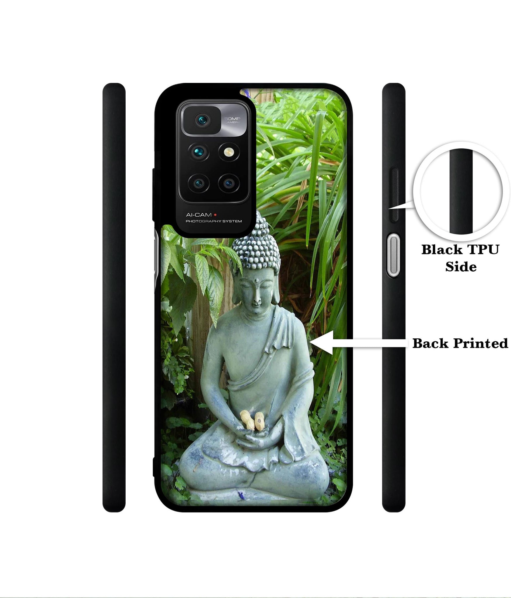 Buddhism Designer 2D Printed Back Case Cover for Mi Redmi 10 4G