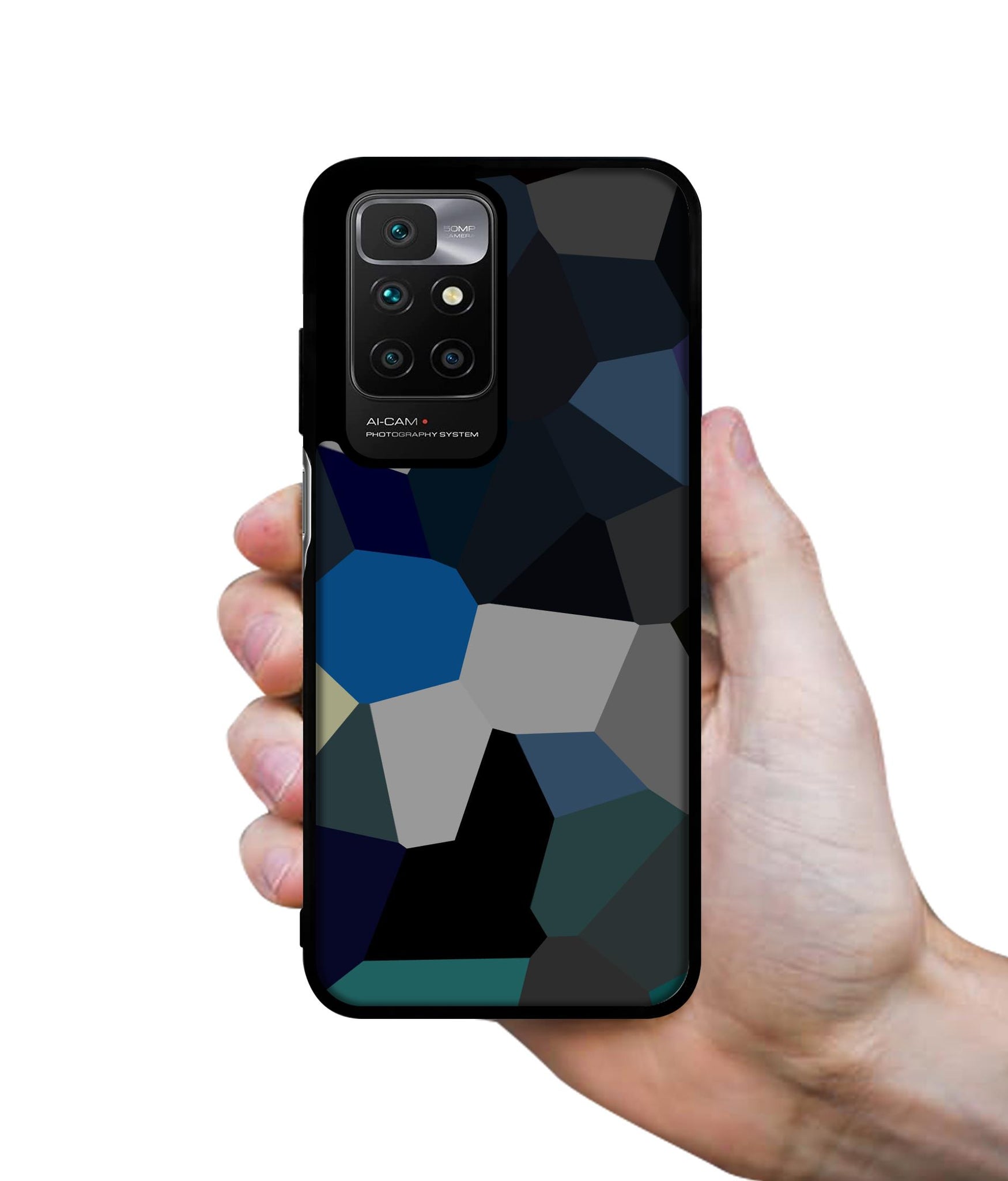 Mathematical Shape Designer 2D Printed Back Case Cover for Mi Redmi 10 4G