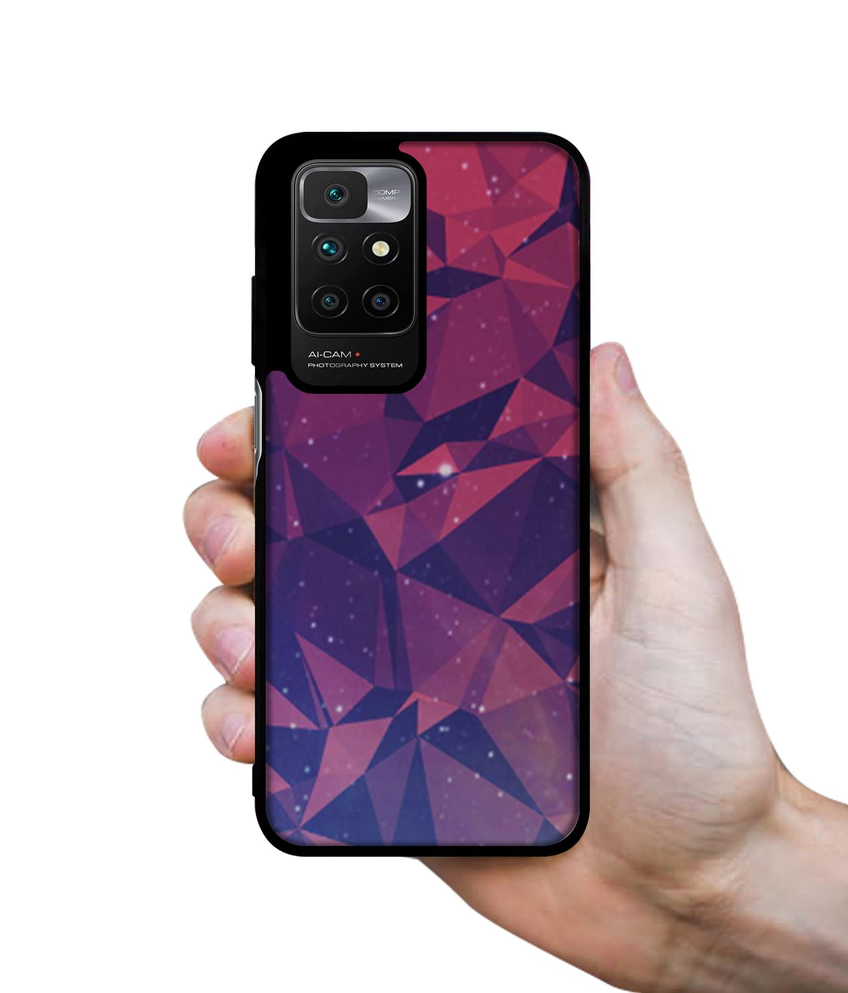 Bad Color Shape Designer 2D Printed Back Case Cover for Mi Redmi 10 4G