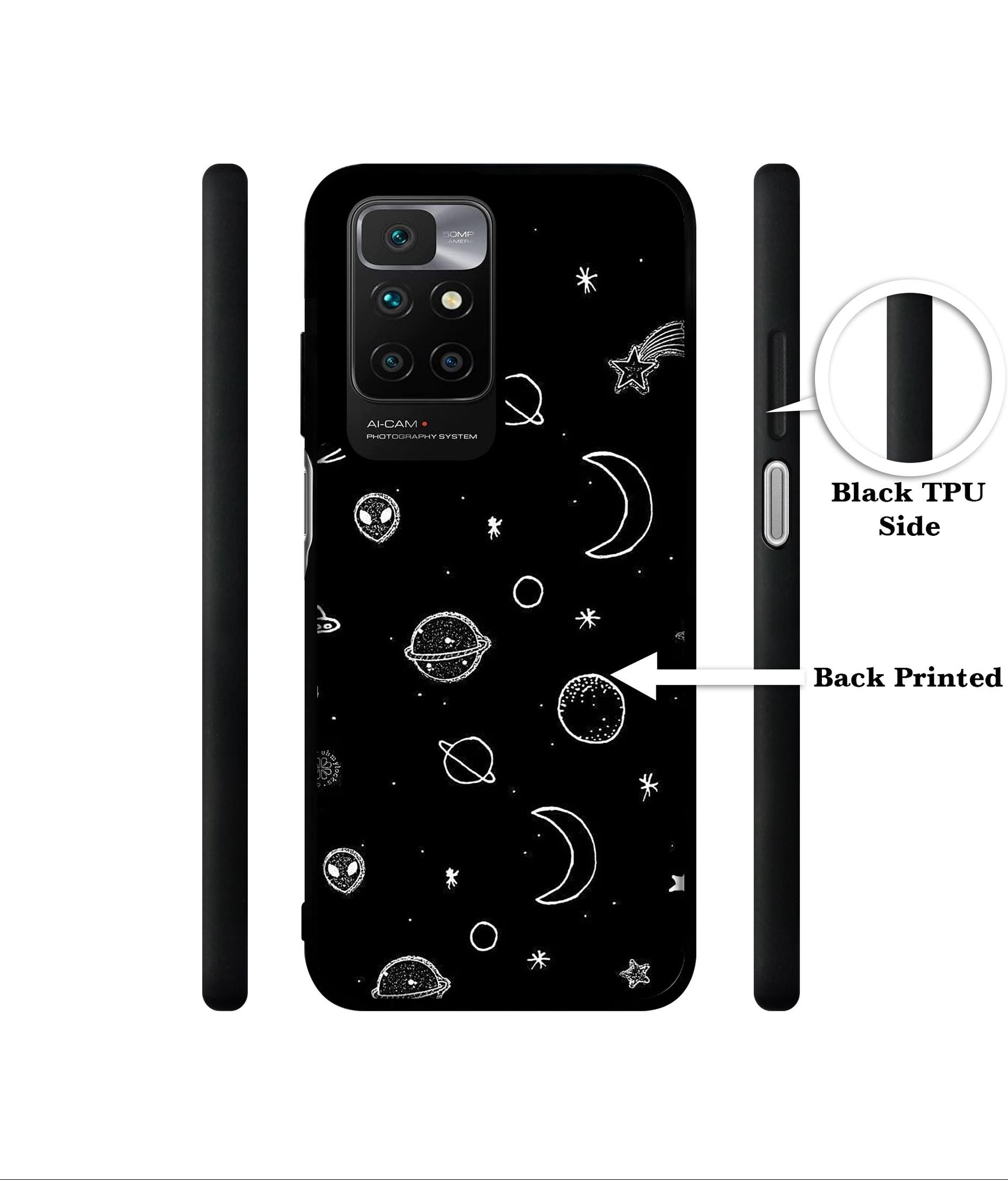 Space Stars Universe Designer 2D Printed Back Case Cover for Mi Redmi 10 4G