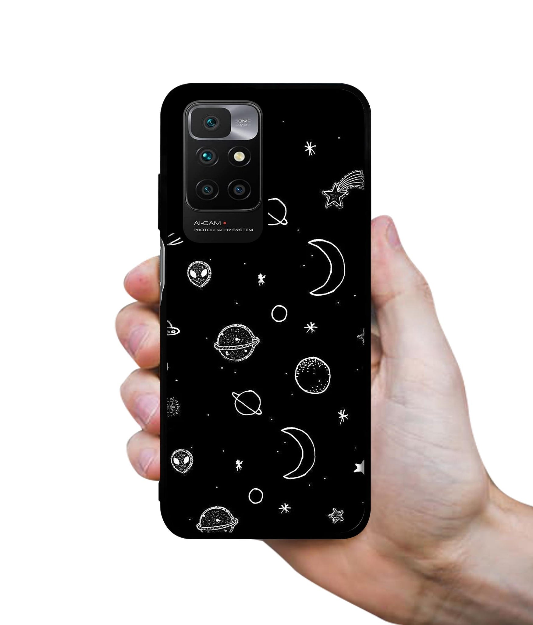 Space Stars Universe Designer 2D Printed Back Case Cover for Mi Redmi 10 4G