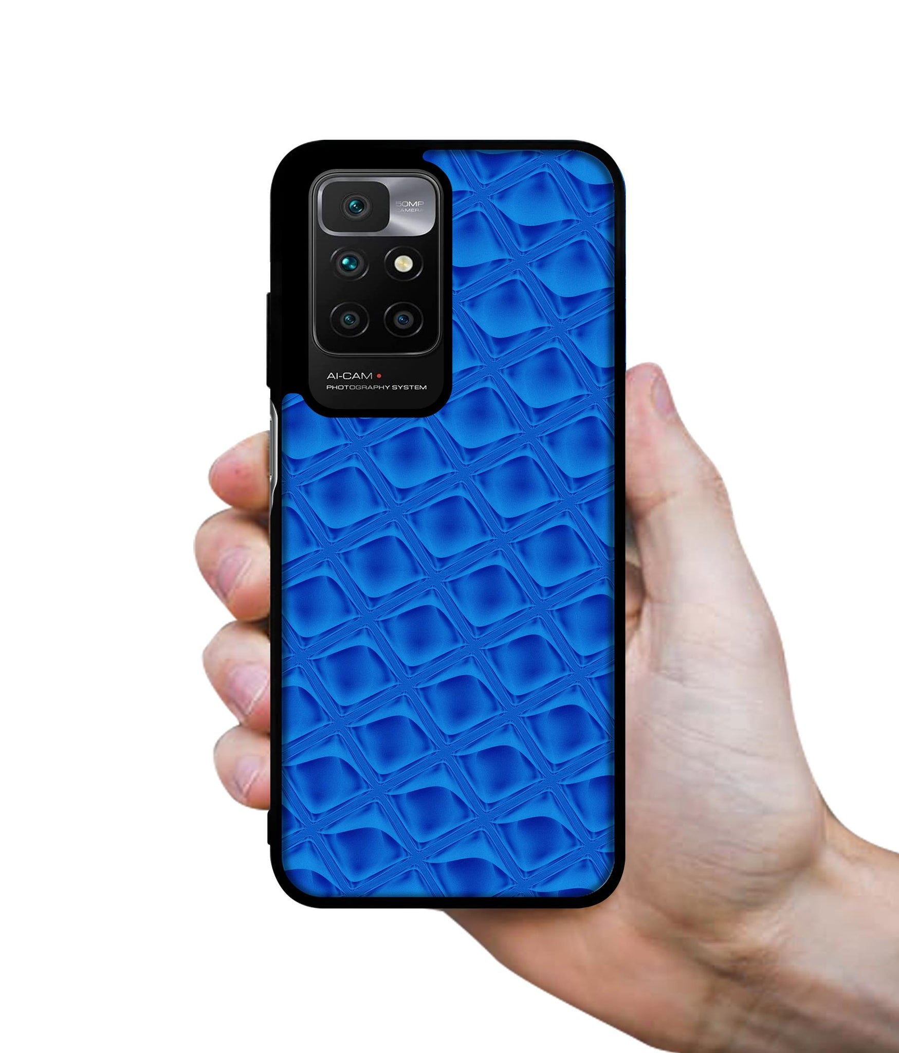 Blue Diamond Designer 2D Printed Back Case Cover for Mi Redmi 10 4G