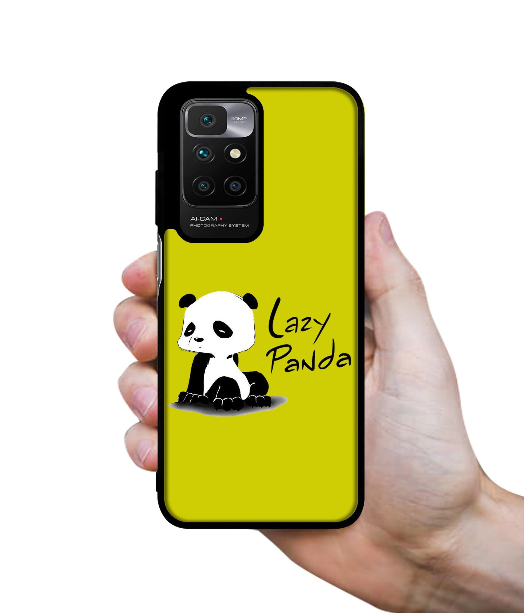 Lazy Panda Designer 2D Printed Back Case Cover for Mi Redmi 10 4G