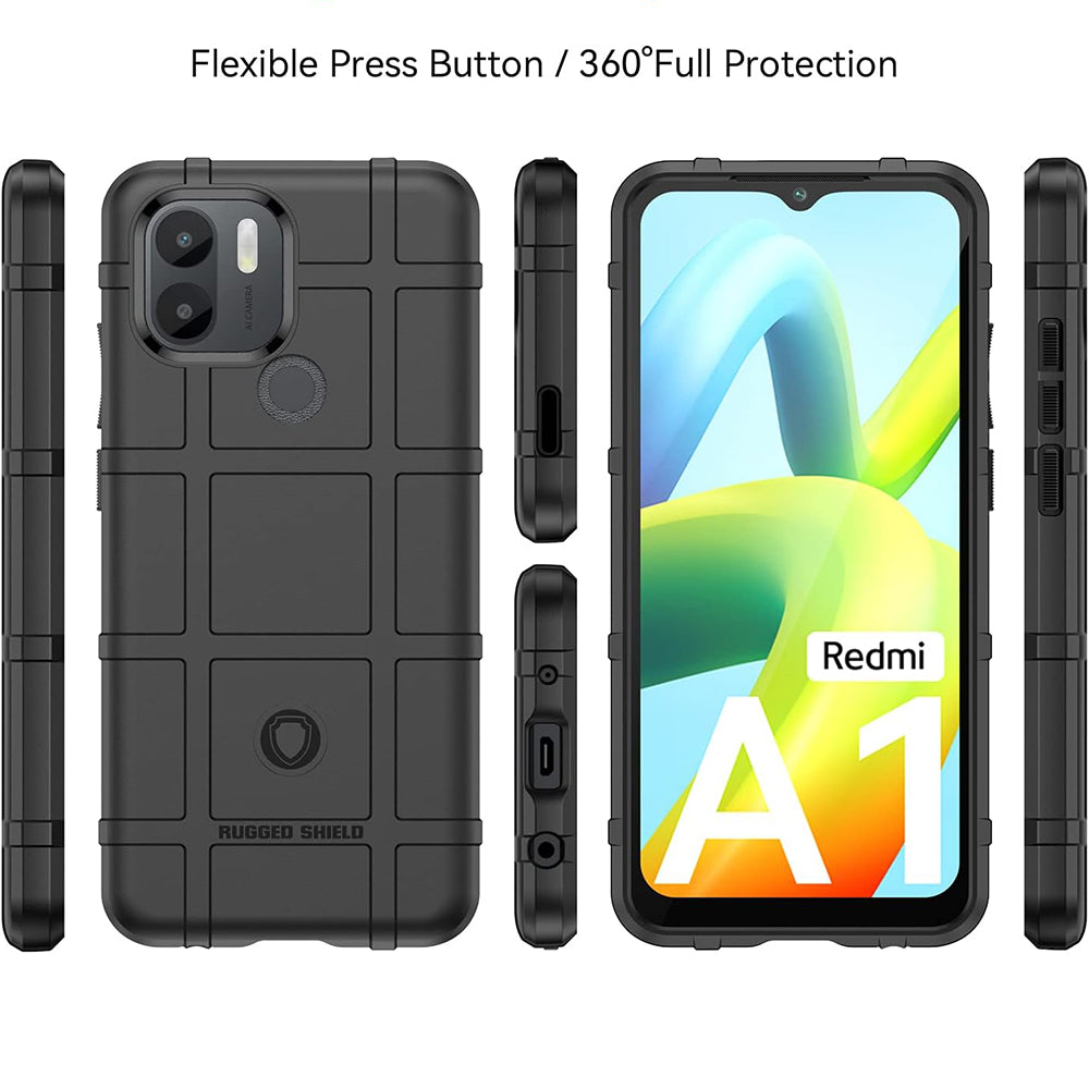 Hybrid Rugged Armor Case for Mi Redmi A1 Plus / A2 Plus / Poco C50 / C51
