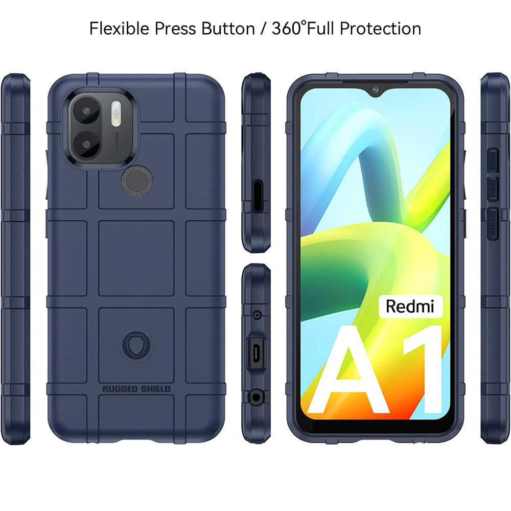 Hybrid Rugged Armor Case for Mi Redmi A1 Plus / A2 Plus / Poco C50 / C51