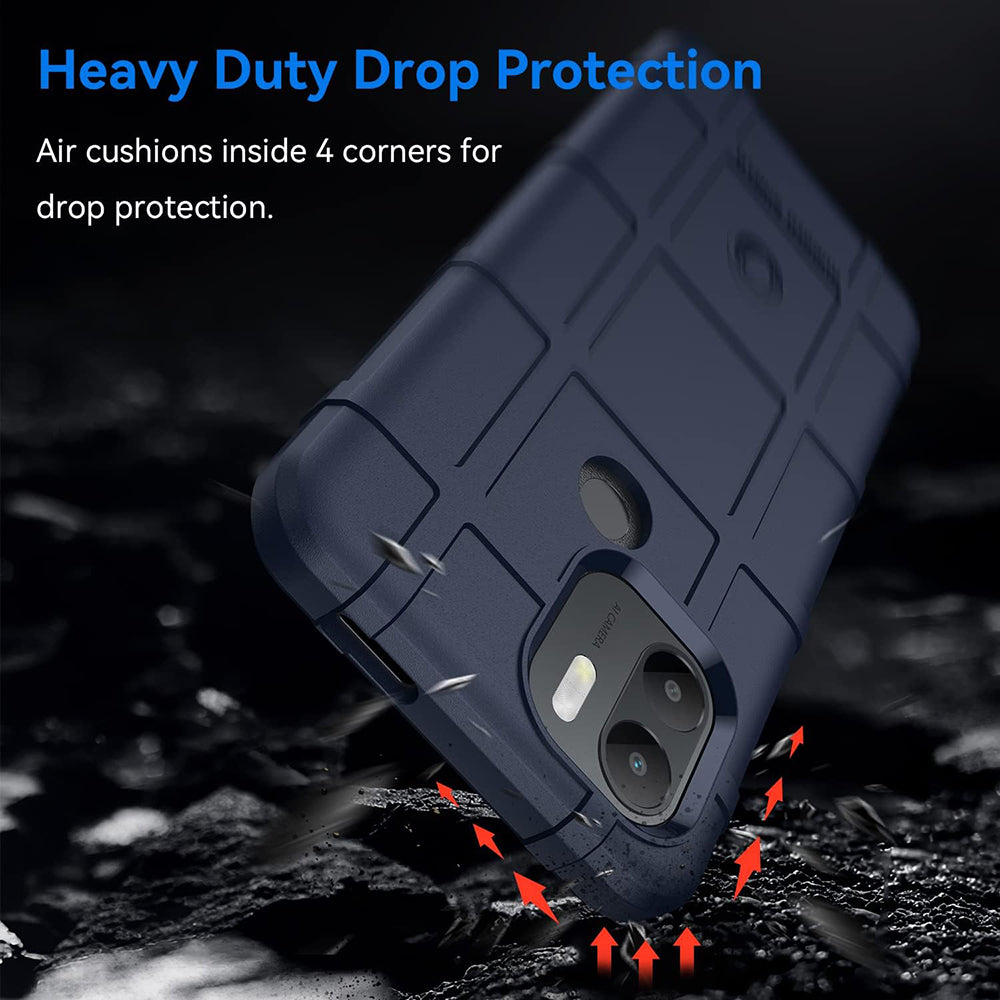 Hybrid Rugged Armor Case for Mi Redmi A1 Plus / A2 Plus / Poco C50 / C51
