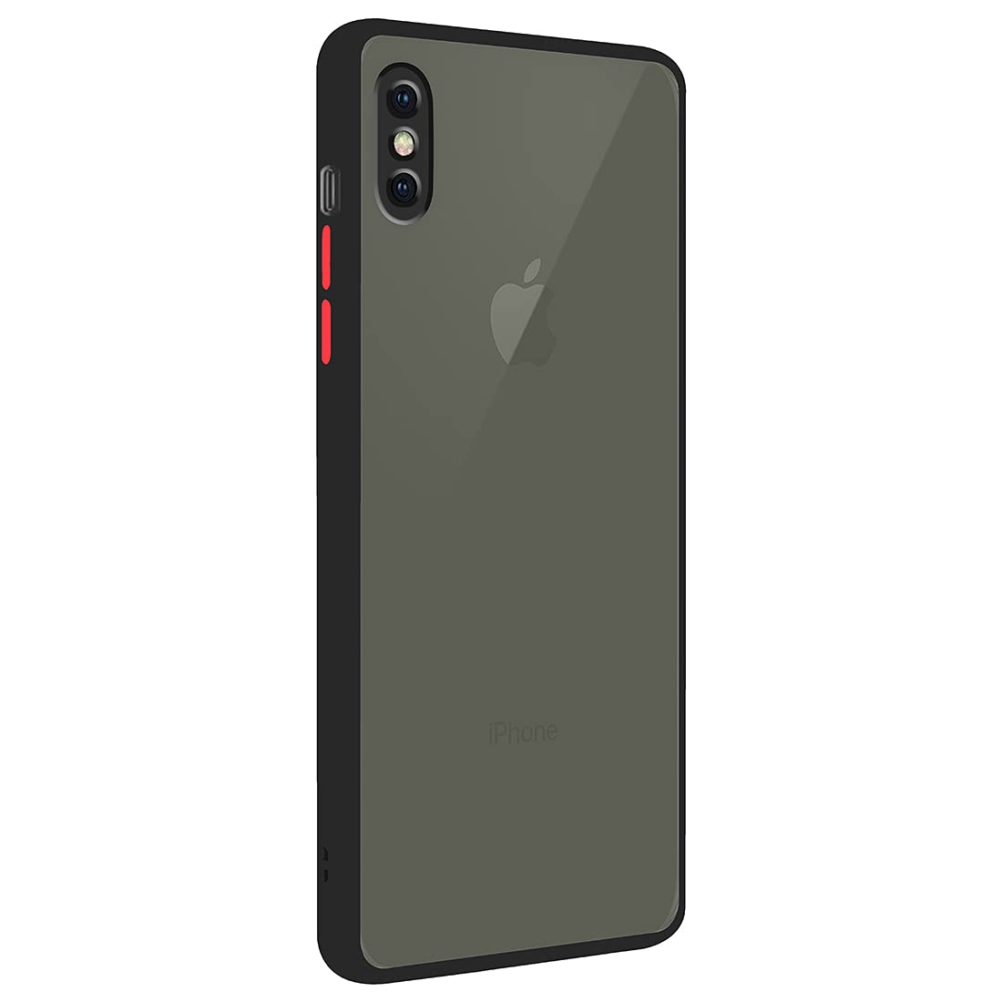 Smoke Back Case Cover for Apple iPhone X / Xs
