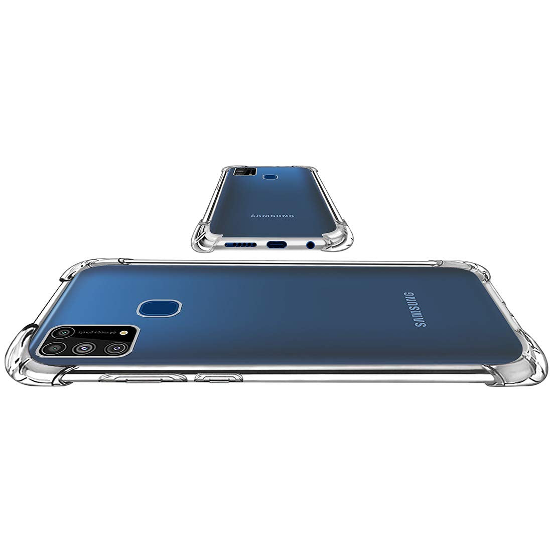 Hybrid Clear Case for Samsung Galaxy M31 Prime / M31 / F41