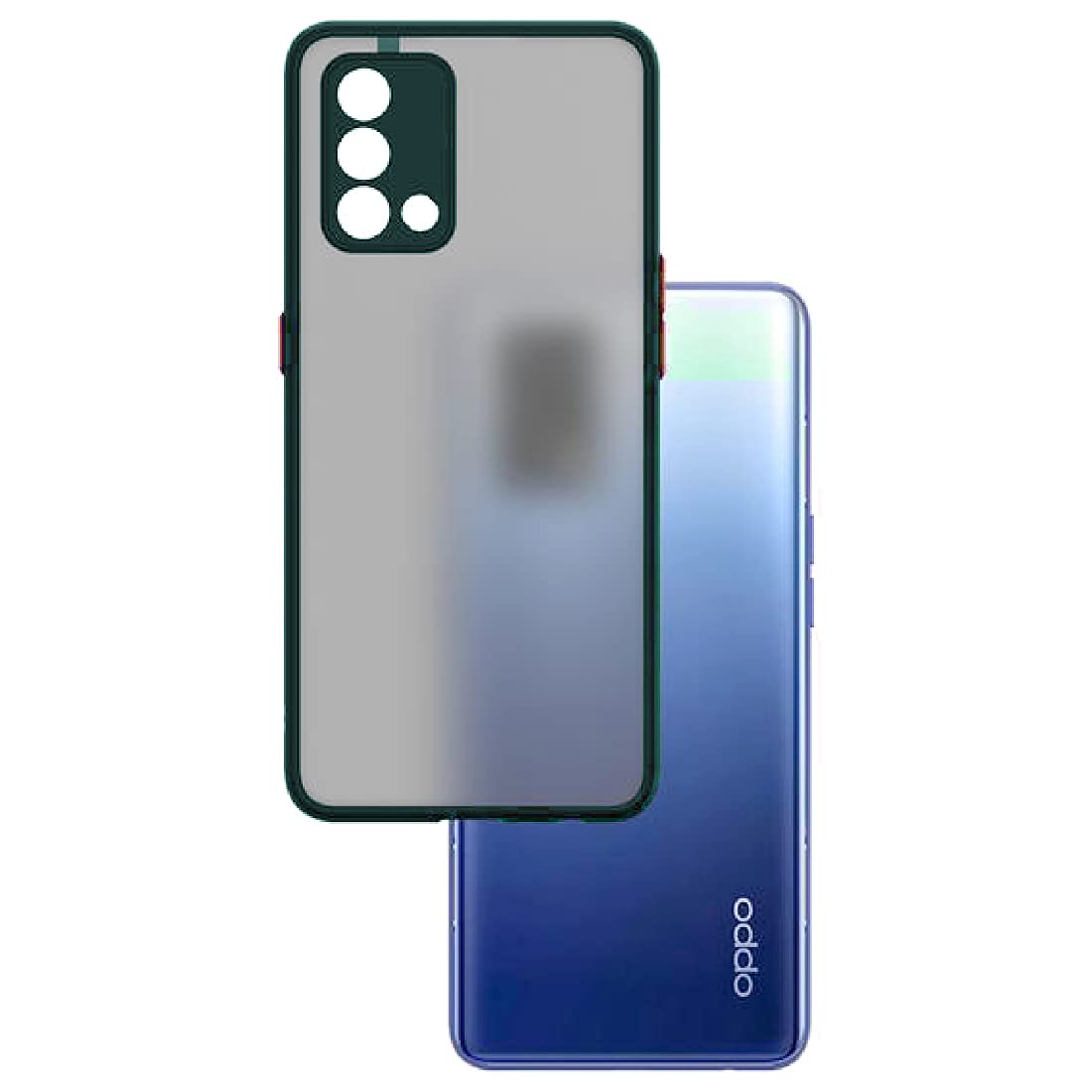 Smoke Back Case Cover for Oppo F19