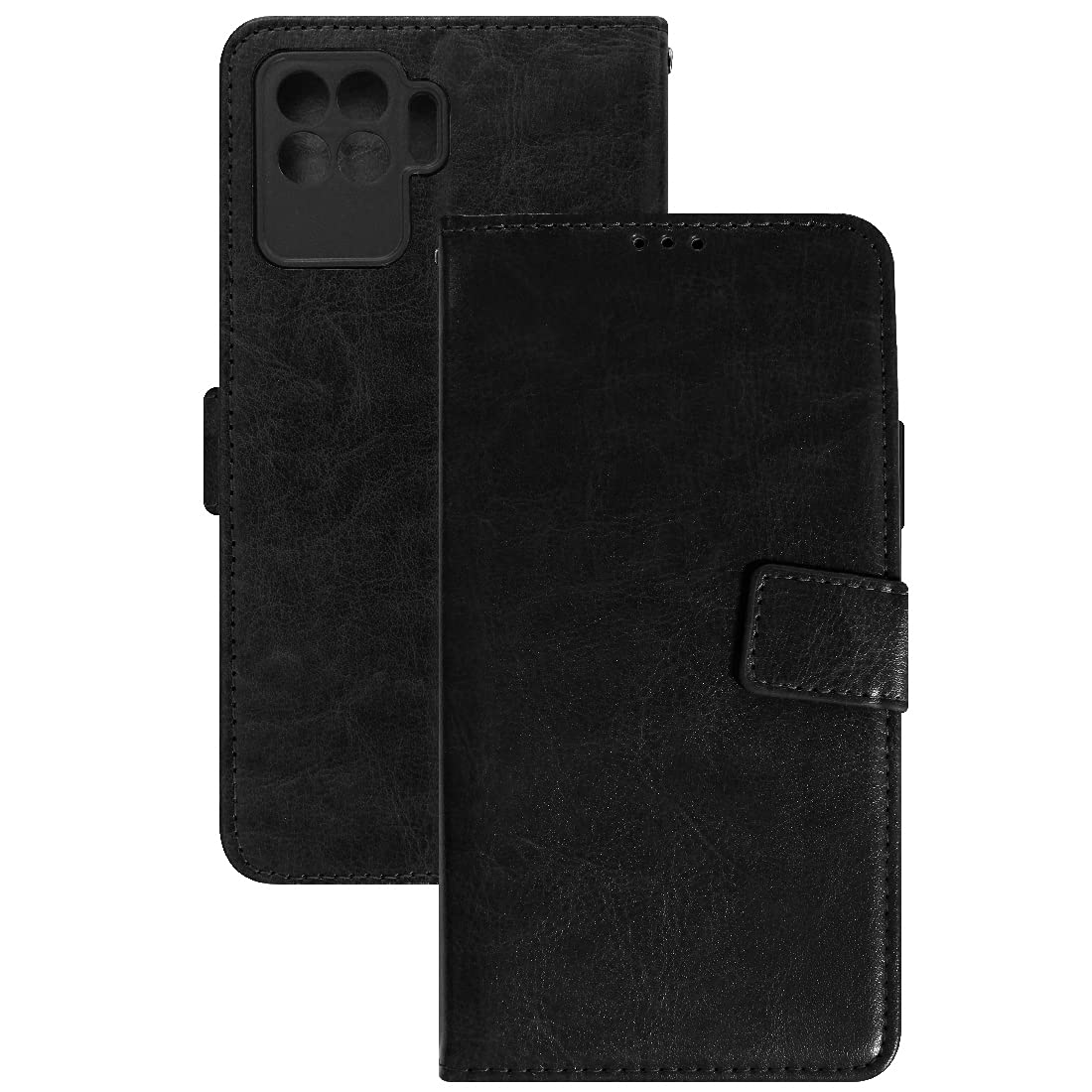 Premium Wallet Flip Cover for Oppo F19 Pro