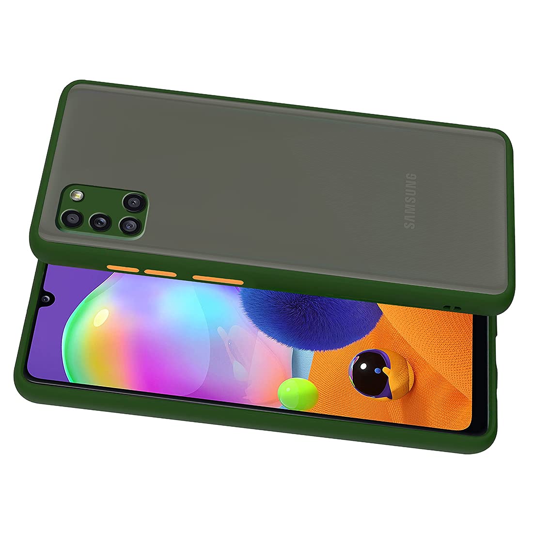 Smoke Back Case Cover for Samsung Galaxy A31 4G