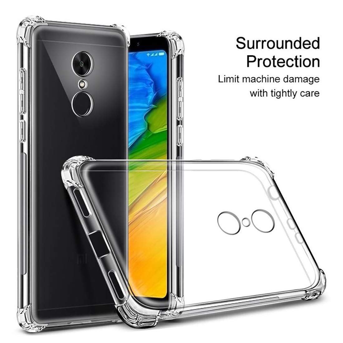 Hybrid Clear Case for Mi Redmi 5