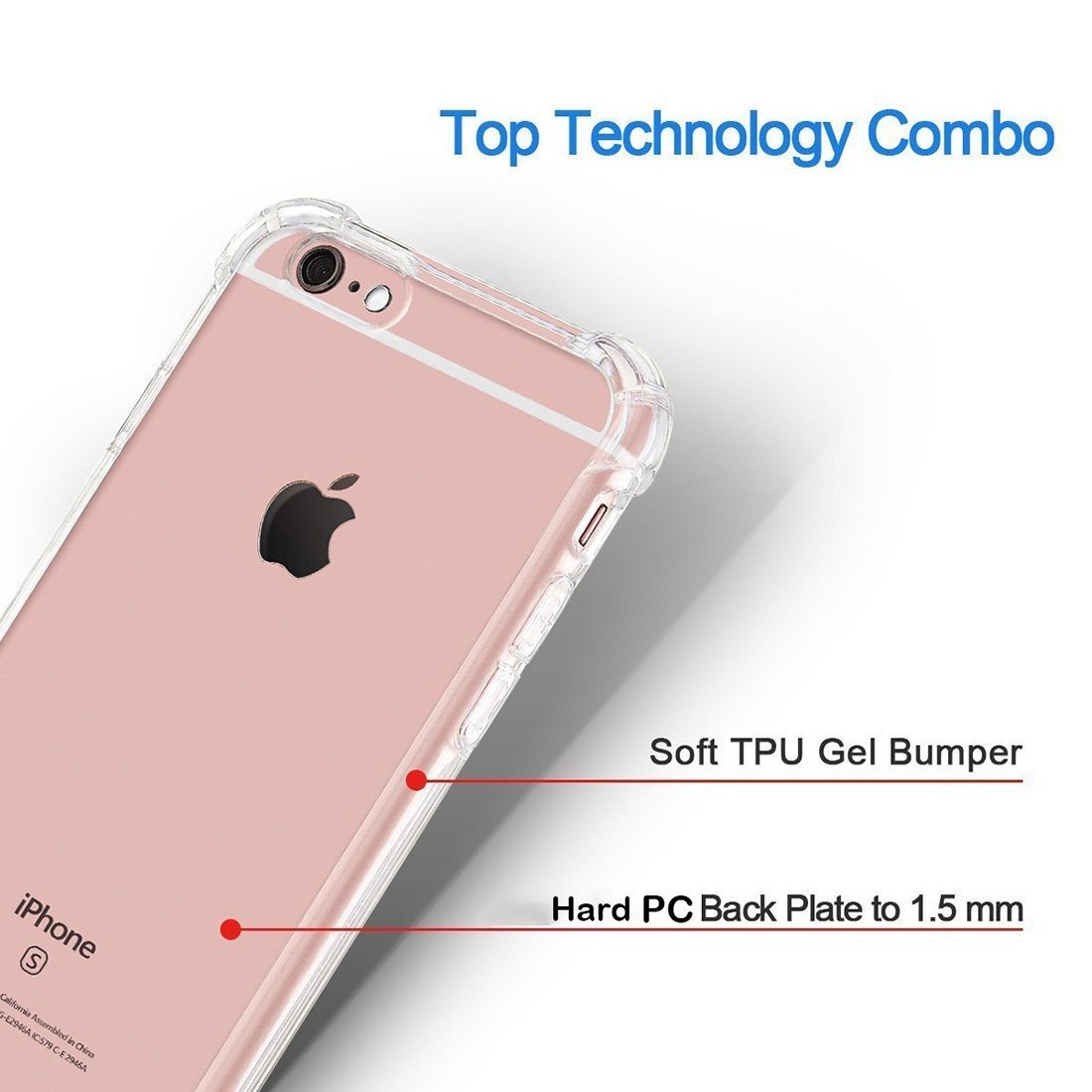Hybrid Clear Case for Vivo V15 Pro