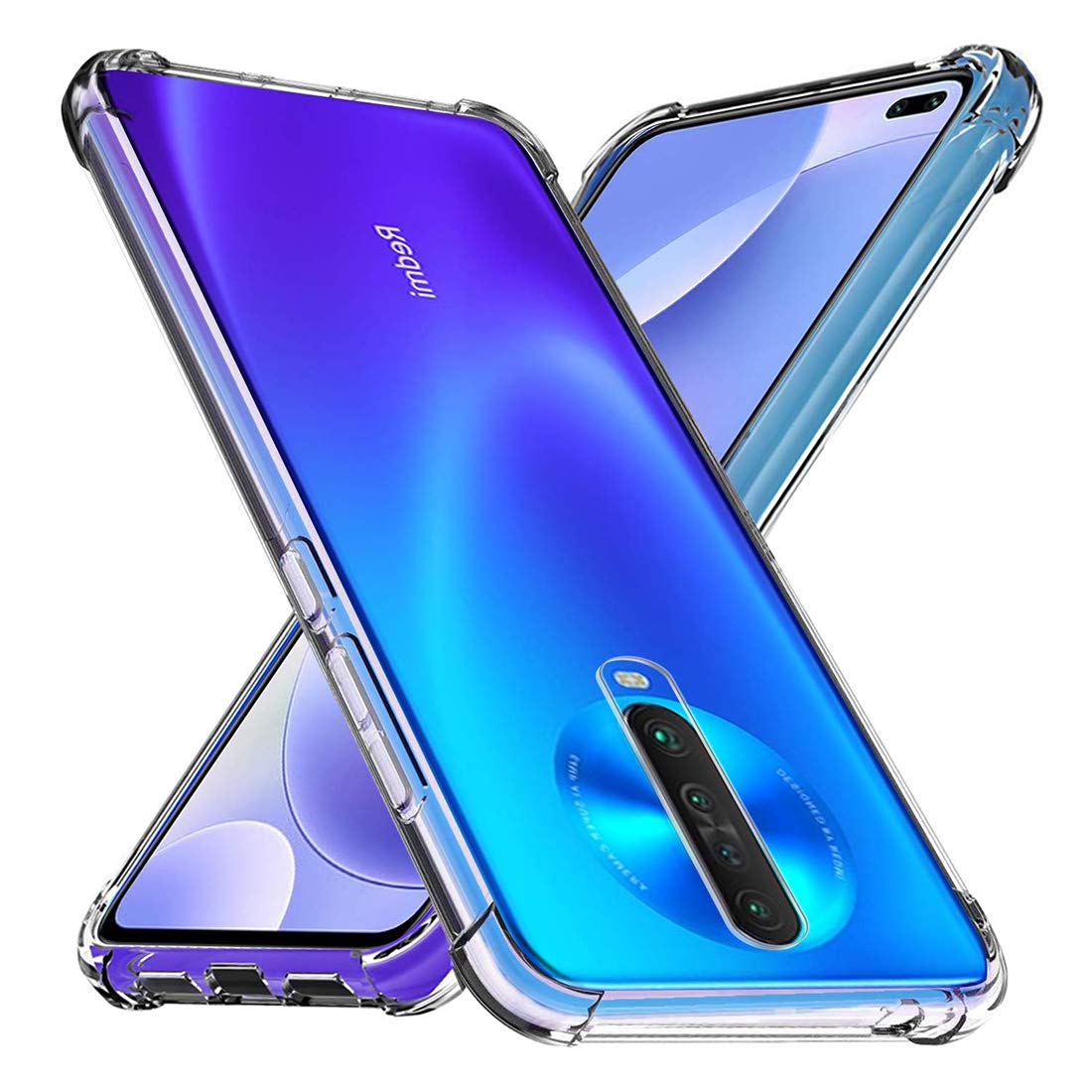 Hybrid Clear Case for Poco X2 / Mi Redmi K30