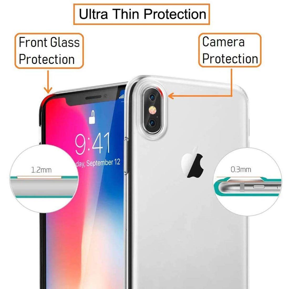Anti Dust Plug Back Case Cover for Mi Note 10 / Note 10 Pro