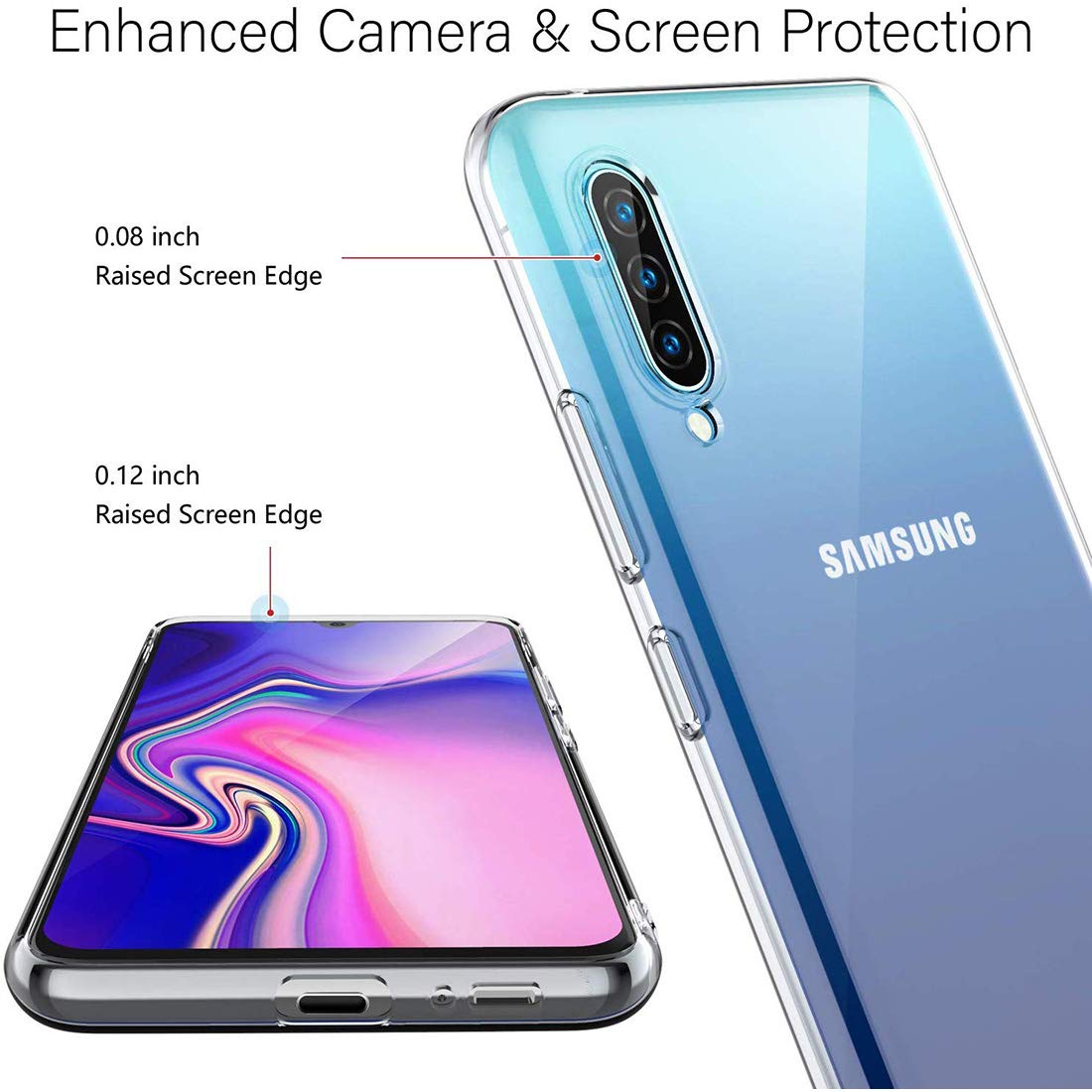 Clear Case for Samsung Galaxy A90