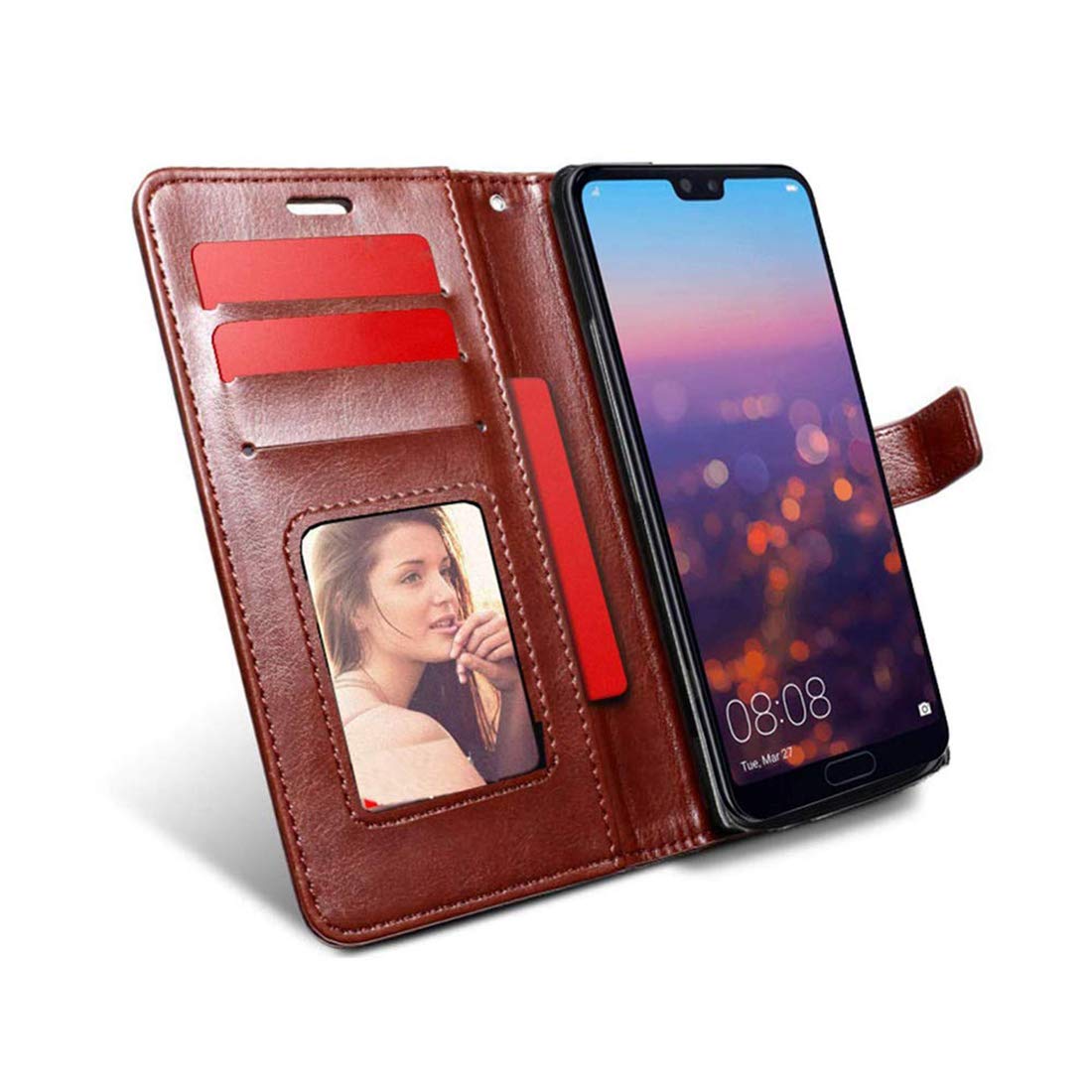 Premium Wallet Flip Cover for Samsung Galaxy M20