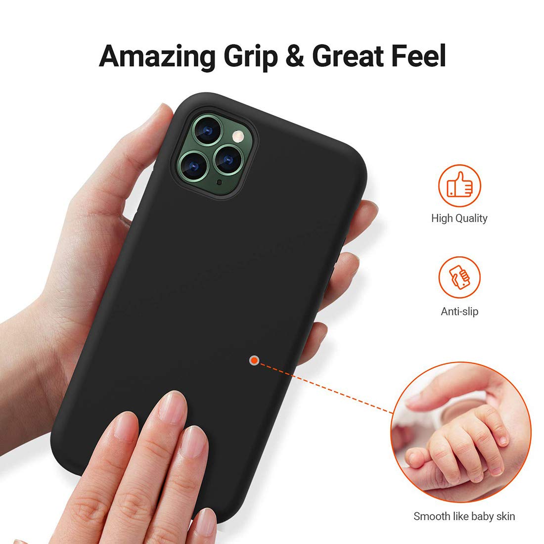 Liquid Silicone Case for Apple iPhone 11 Pro Max