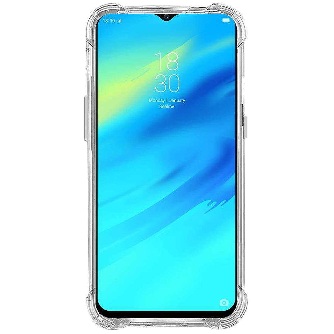 Hybrid Clear Case for Realme 2 Pro