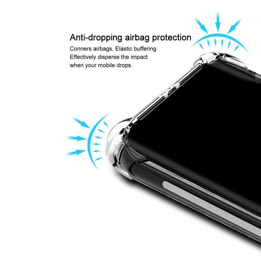 Hybrid Clear Case for Nokia 6.1 Plus