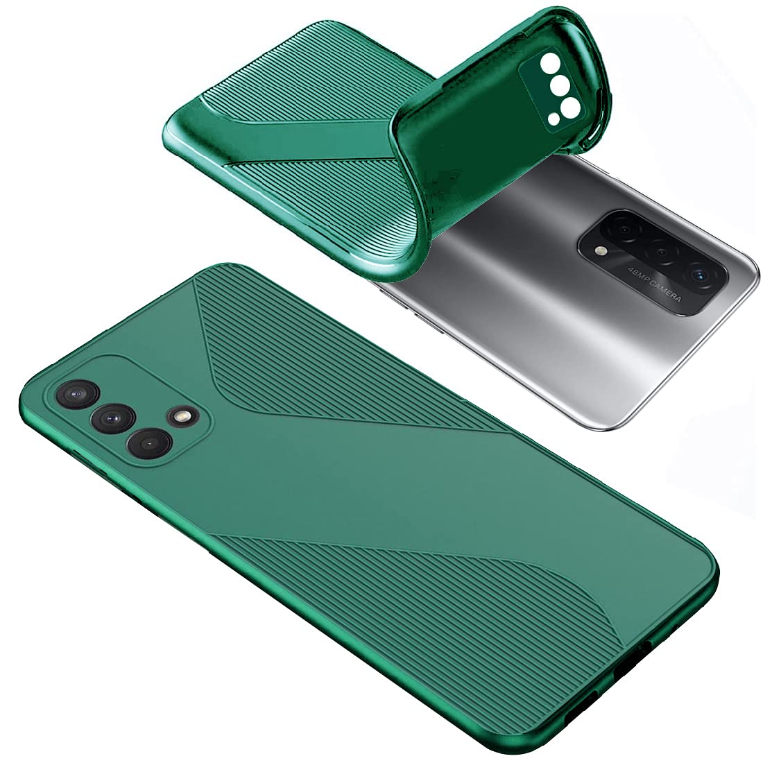 S-Style Matte TPU Back Cover for Oppo A74 5G