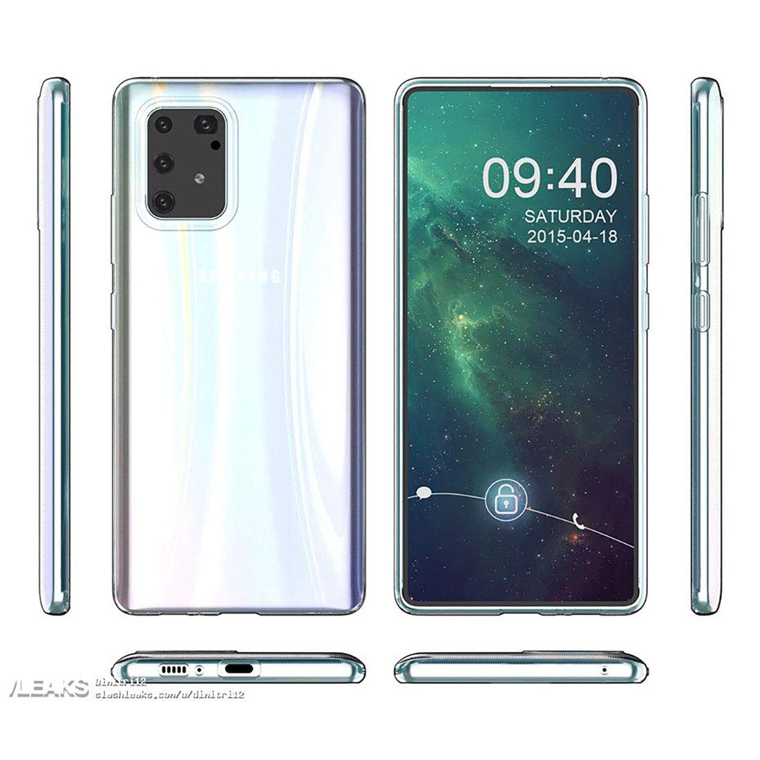 Clear Case for Samsung Galaxy S10 Lite