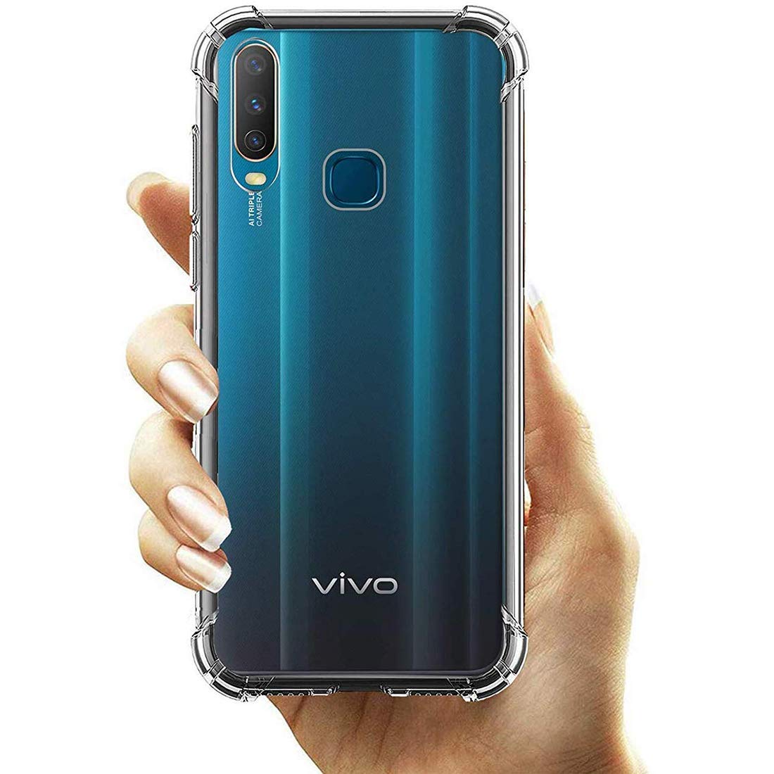 Hybrid Clear Case for Vivo V12