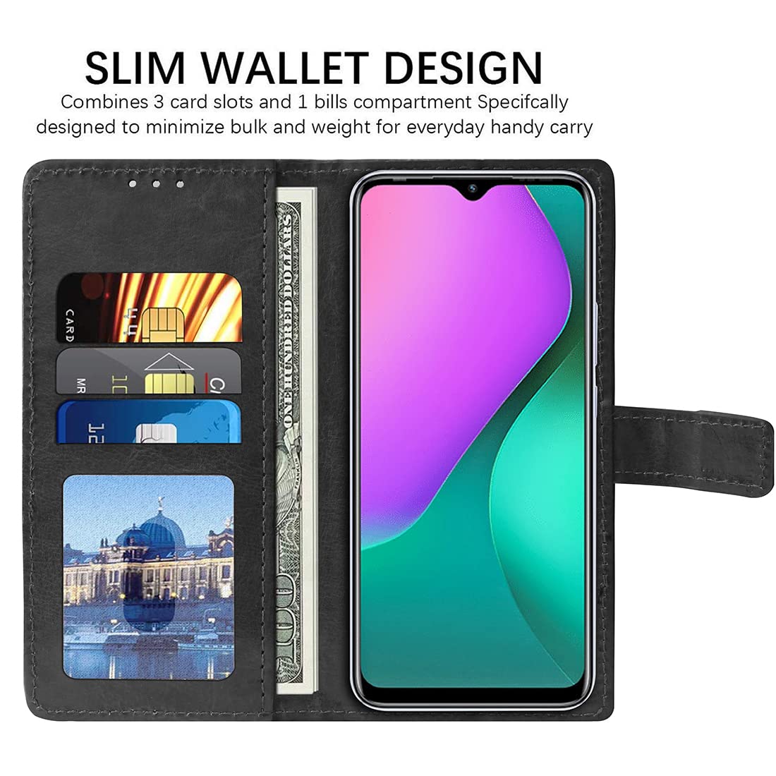 Premium Wallet Flip Cover for Infinix Hot 10 Play