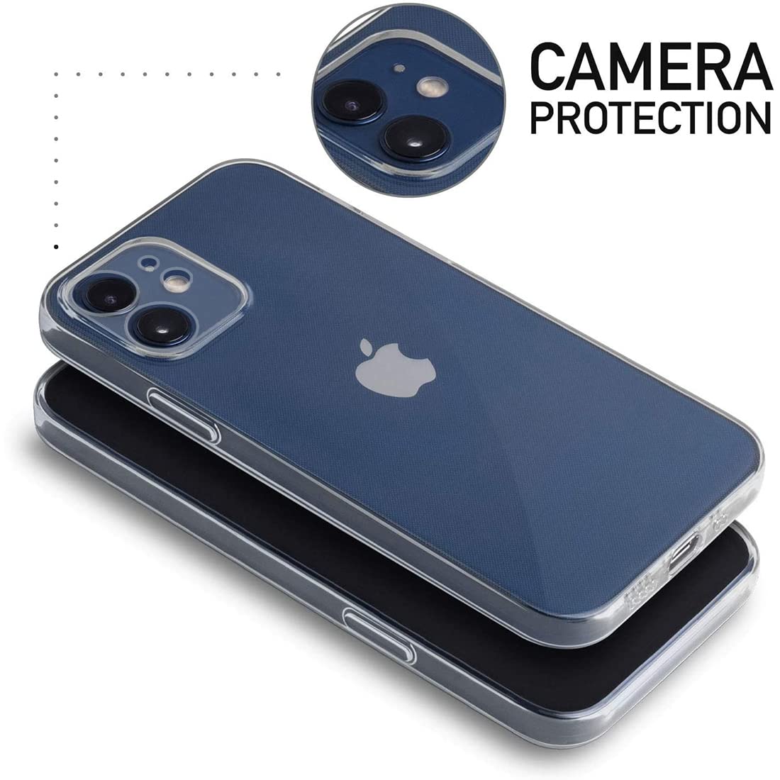 Super Clear Camera Protection Back Cover for Apple iPhone 12