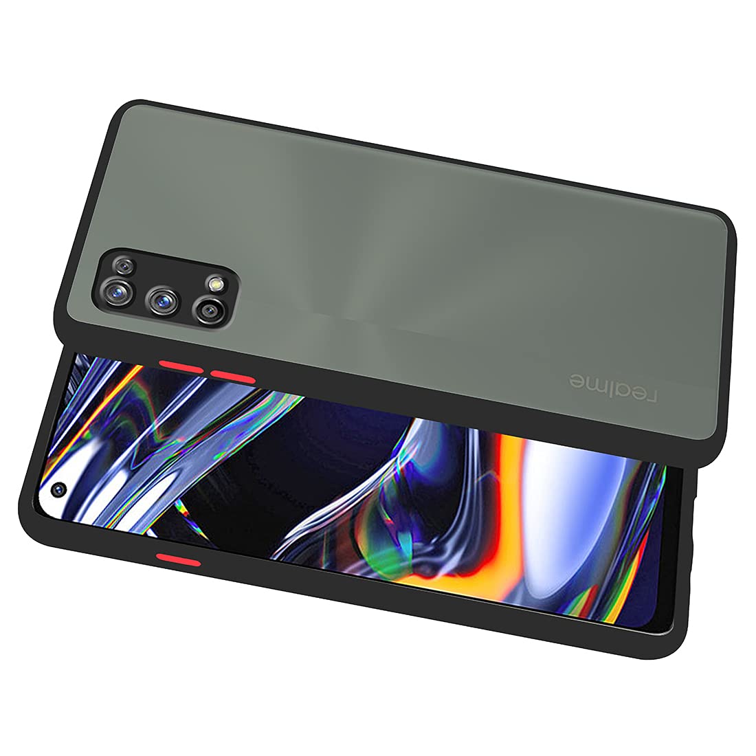 Smoke Back Case Cover for Realme 7 Pro