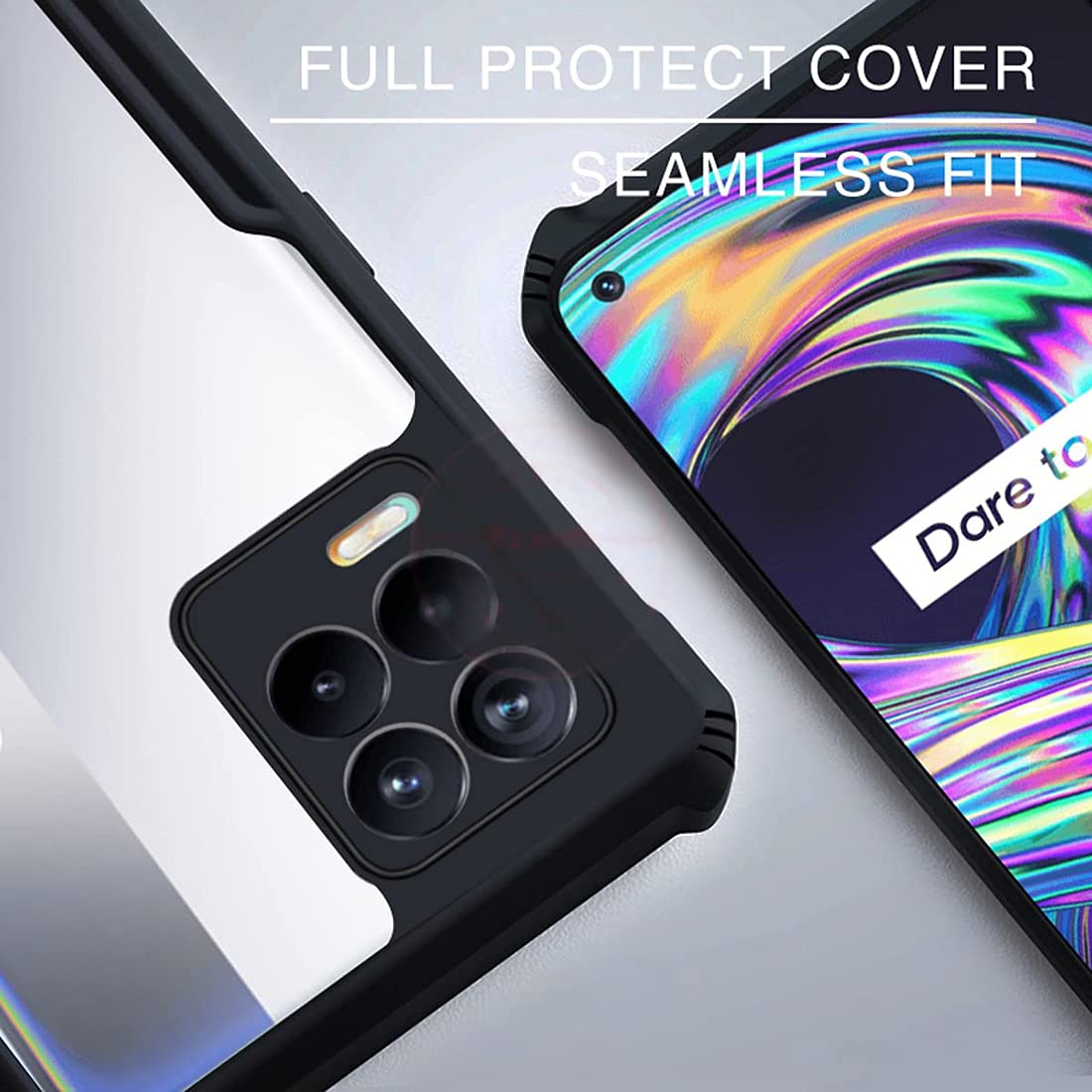 Shockproof Hybrid Cover for Realme 8 / Realme 8 Pro