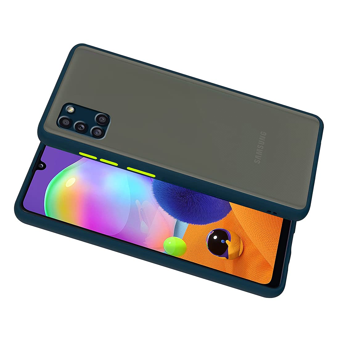 Smoke Back Case Cover for Samsung Galaxy A31 4G