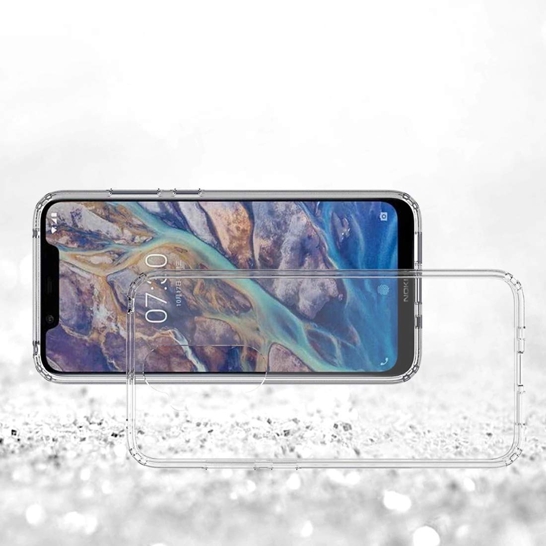 Hybrid Clear Case for Nokia 8.1
