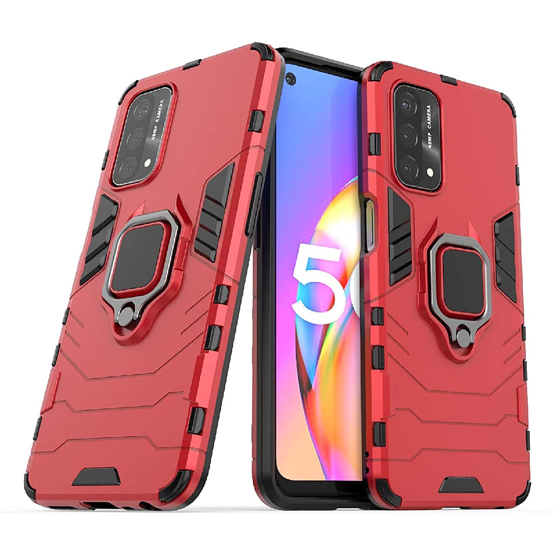 Hybrid Rugged Armor Kickstand Case for Oppo A93 5G