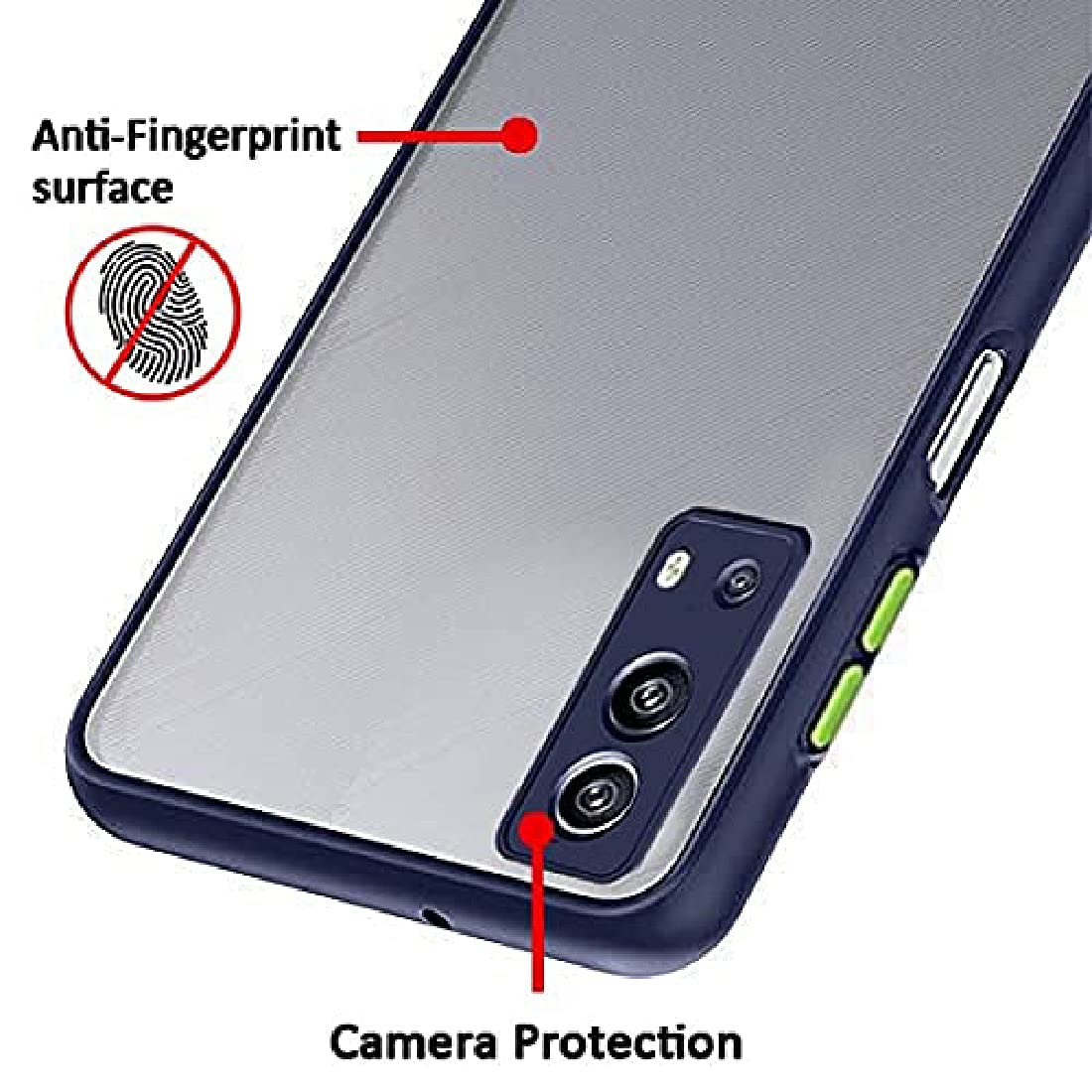 Smoke Back Case Cover for Vivo iQOO Z3