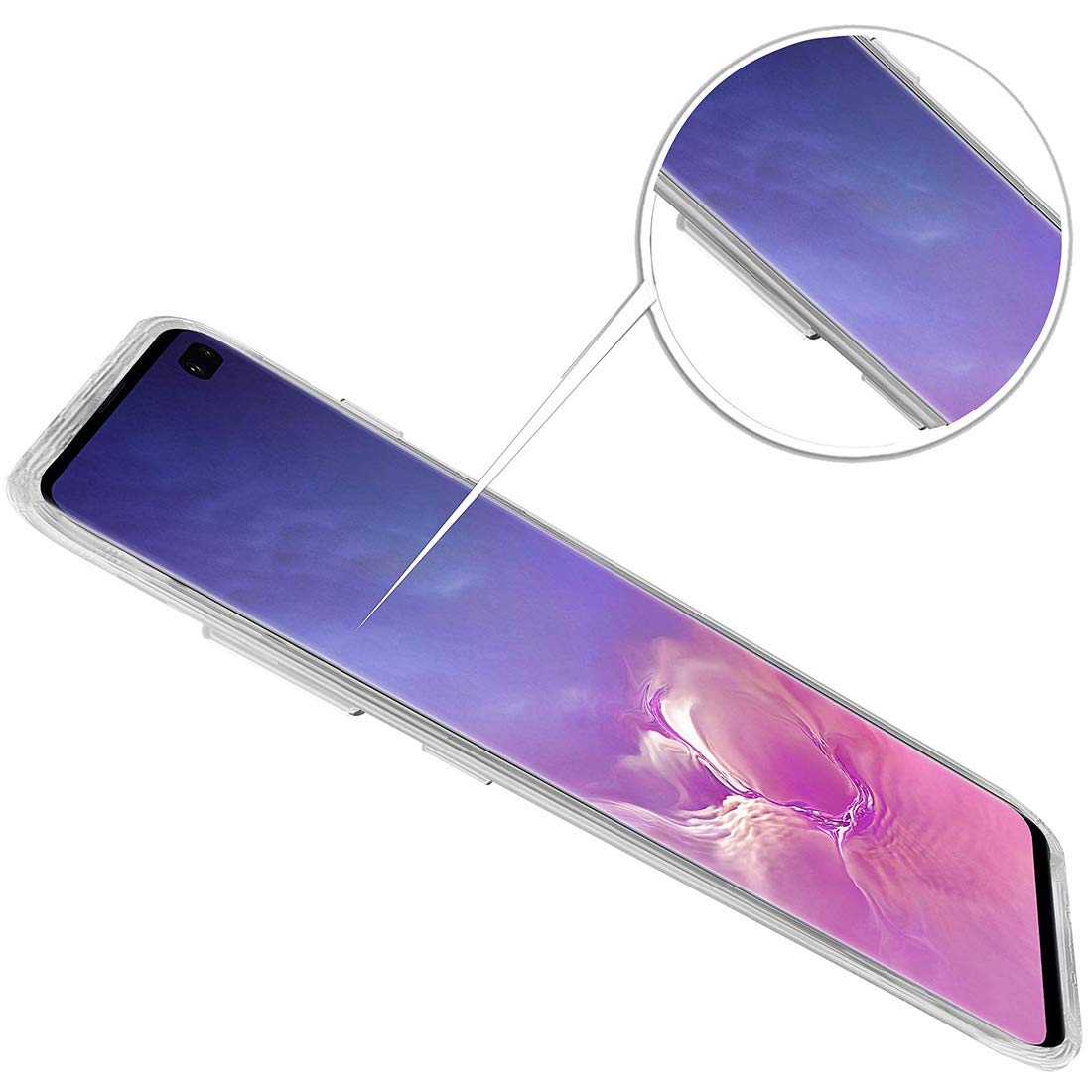 Hybrid Clear Case for Samsung Galaxy S10 Plus