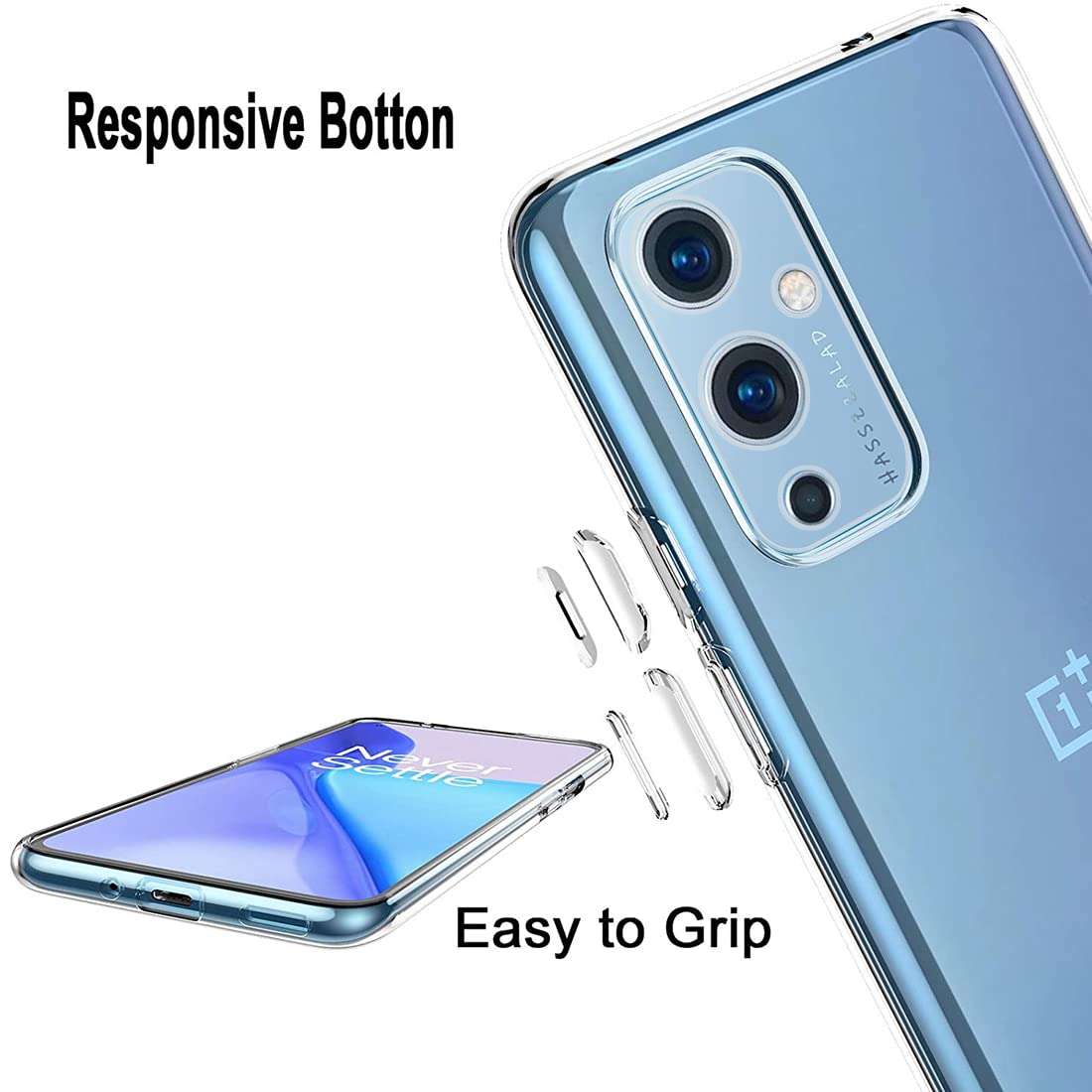 Super Clear Back Case Cover for OnePlus 9