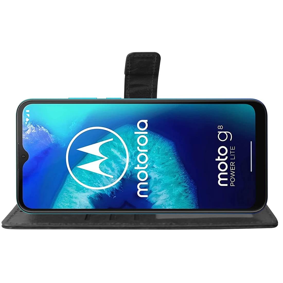 Premium Wallet Flip Cover for Motorola Moto G8 Power Lite