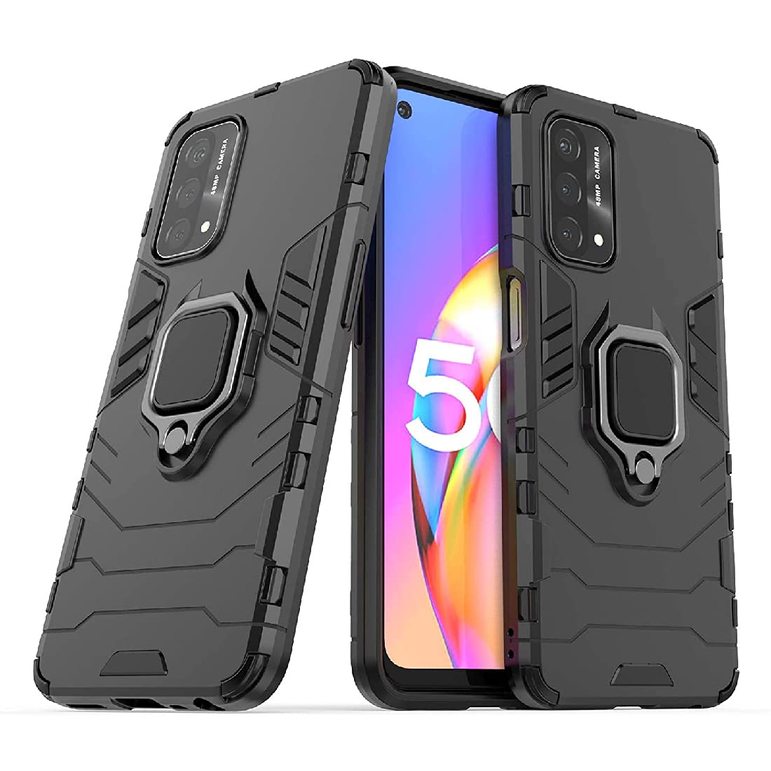 Hybrid Rugged Armor Kickstand Case for Oppo A93 5G