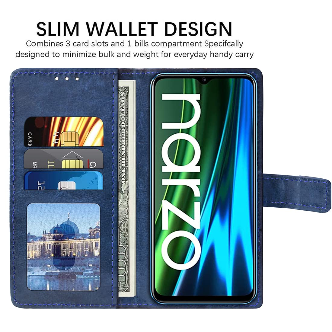 Premium Wallet Flip Cover for Realme Narzo 50i