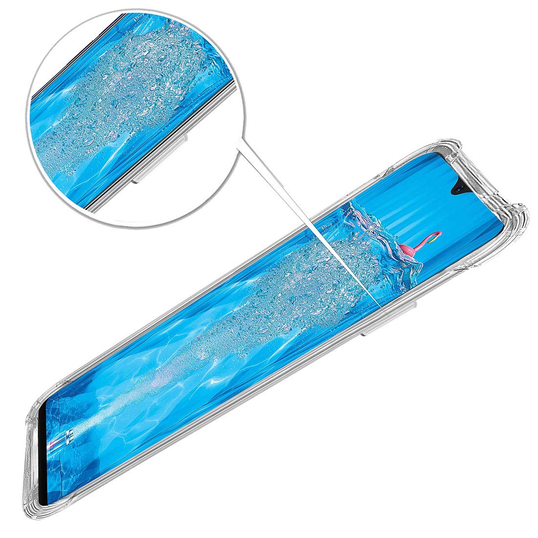 Hybrid Clear Case for Oppo F9 Pro