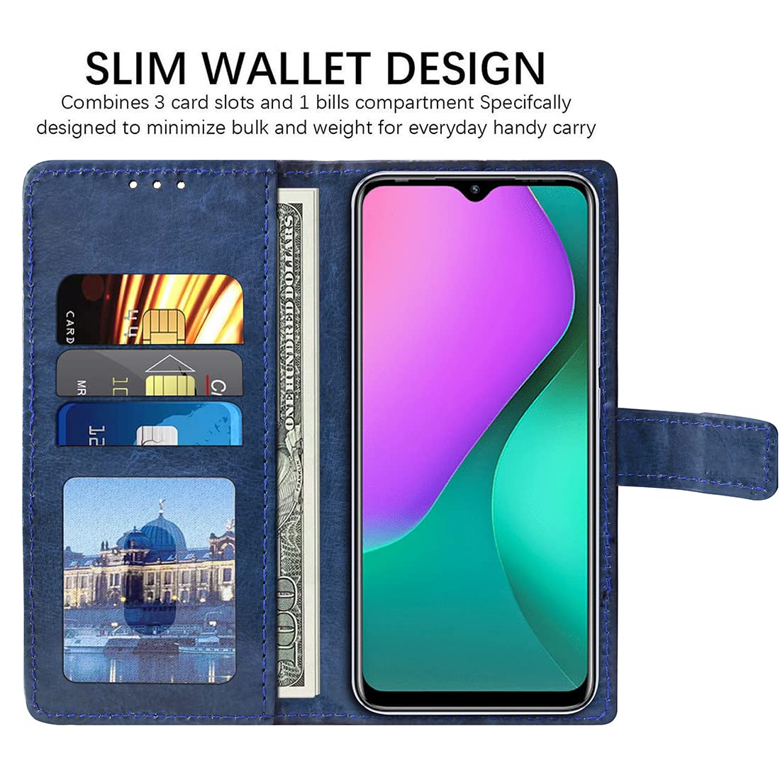 Premium Wallet Flip Cover for Infinix Hot 10 Play