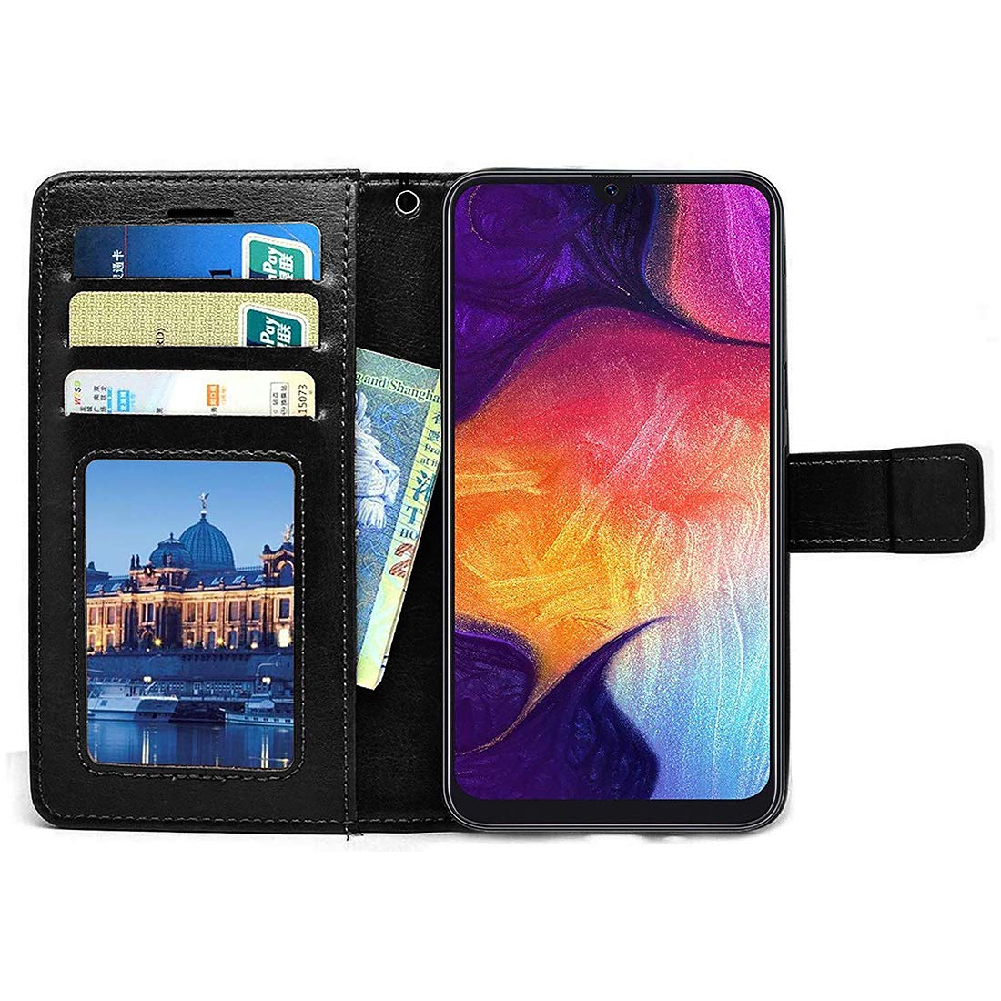 Premium Wallet Flip Cover for Samsung Galaxy A50s